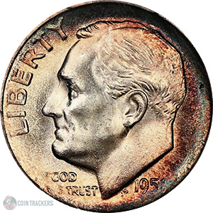 1951 S Silver Dime